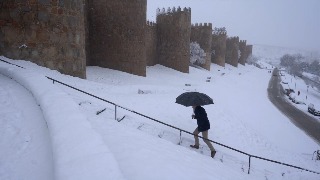 La borrasca 'Kristin' azota Castilla y León