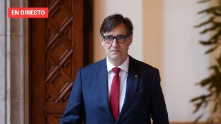 Salvador Illa, president de la Generalitat, ofrece una declaración institucional, en directo