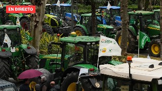 Tractorada en Madrid contra el acuerdo UE-Mercosur