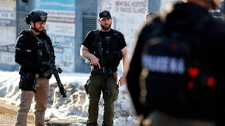 Tiroteo durante un partido de hockey sobre hielo en