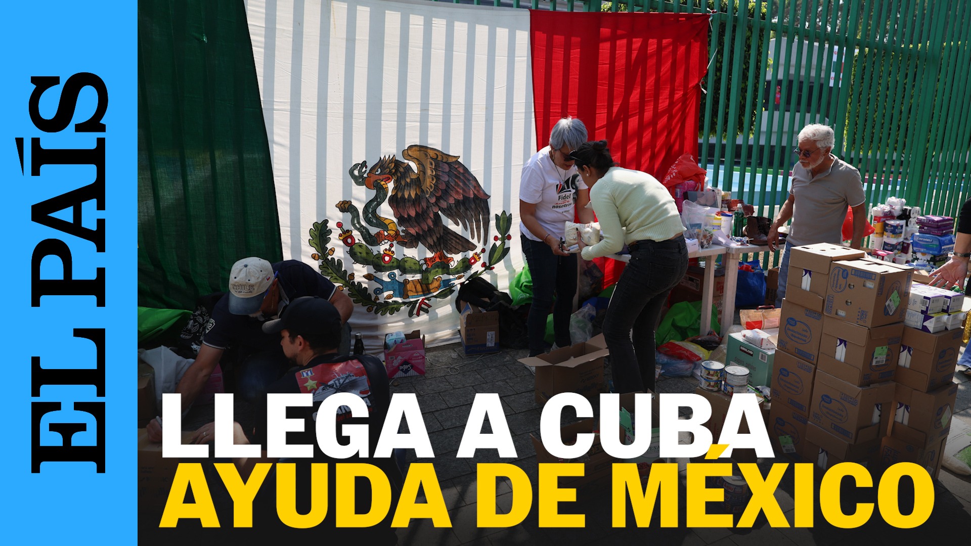 Cuba comenzó a distribuir  los suministros de ayuda procedentes de México