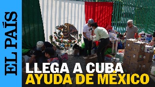 Cuba comenzó a distribuir  los suministros de ayuda procedentes de México