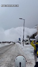 Una avalancha golpea la estación de esquí de Zermatt