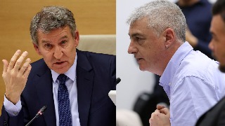 Rifirrafe entre Oskar Matute (EH Bildu) y Feijóo: 