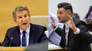 Rifirrafe entre Feijóo y Rufián en la comisión de la Dana: 
