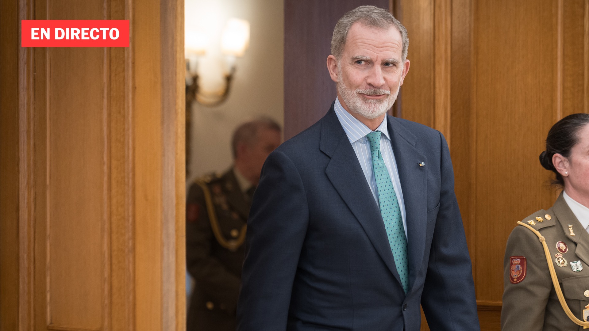 El Rey Felipe VI recibe al Presidente de la República Portuguesa, en directo