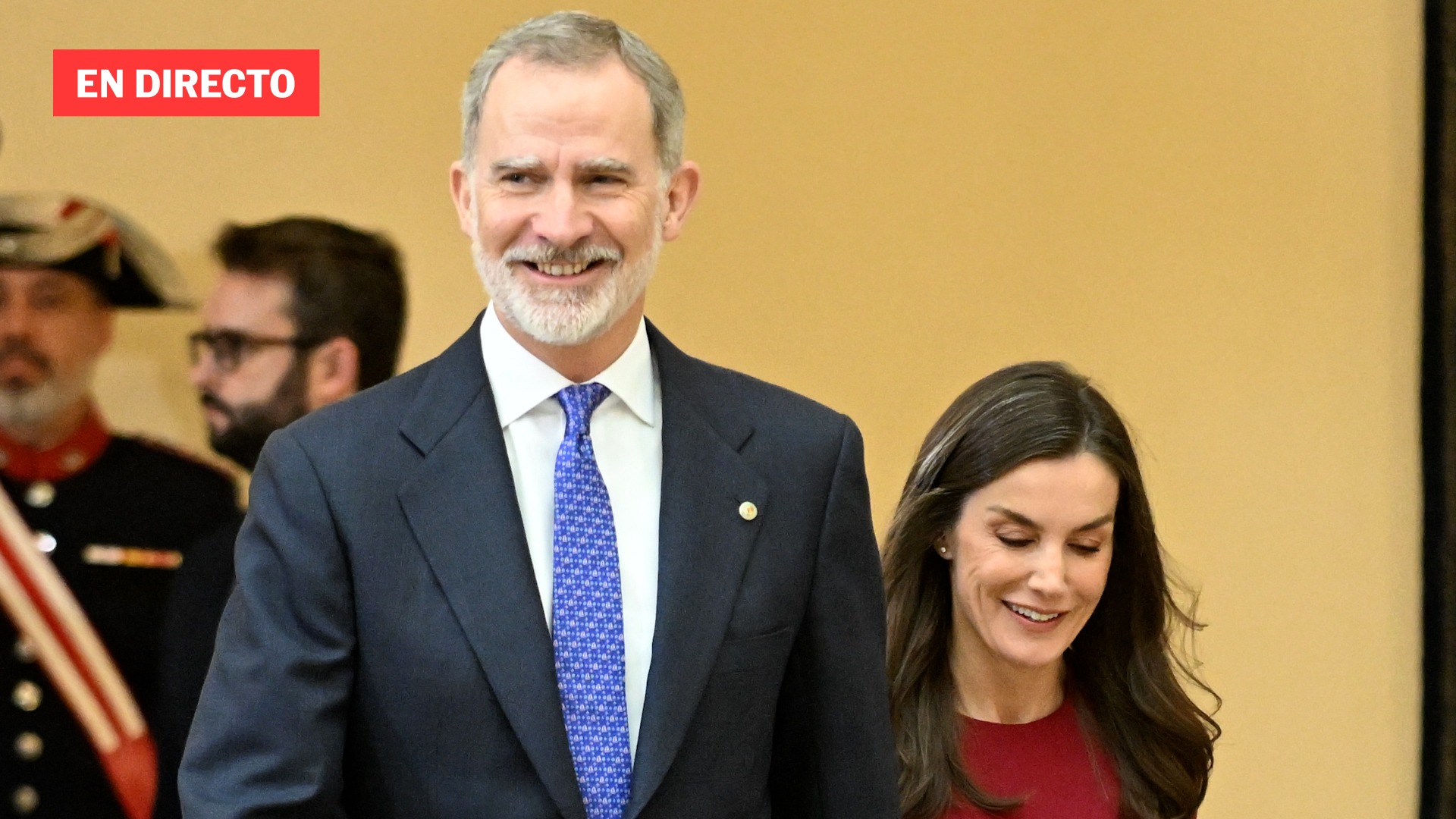 Almuerzo con los REYES en honor al Presidente de la República Portuguesa, en directo