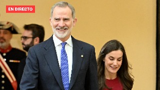 Almuerzo con los REYES en honor al Presidente de la República Portuguesa, en directo