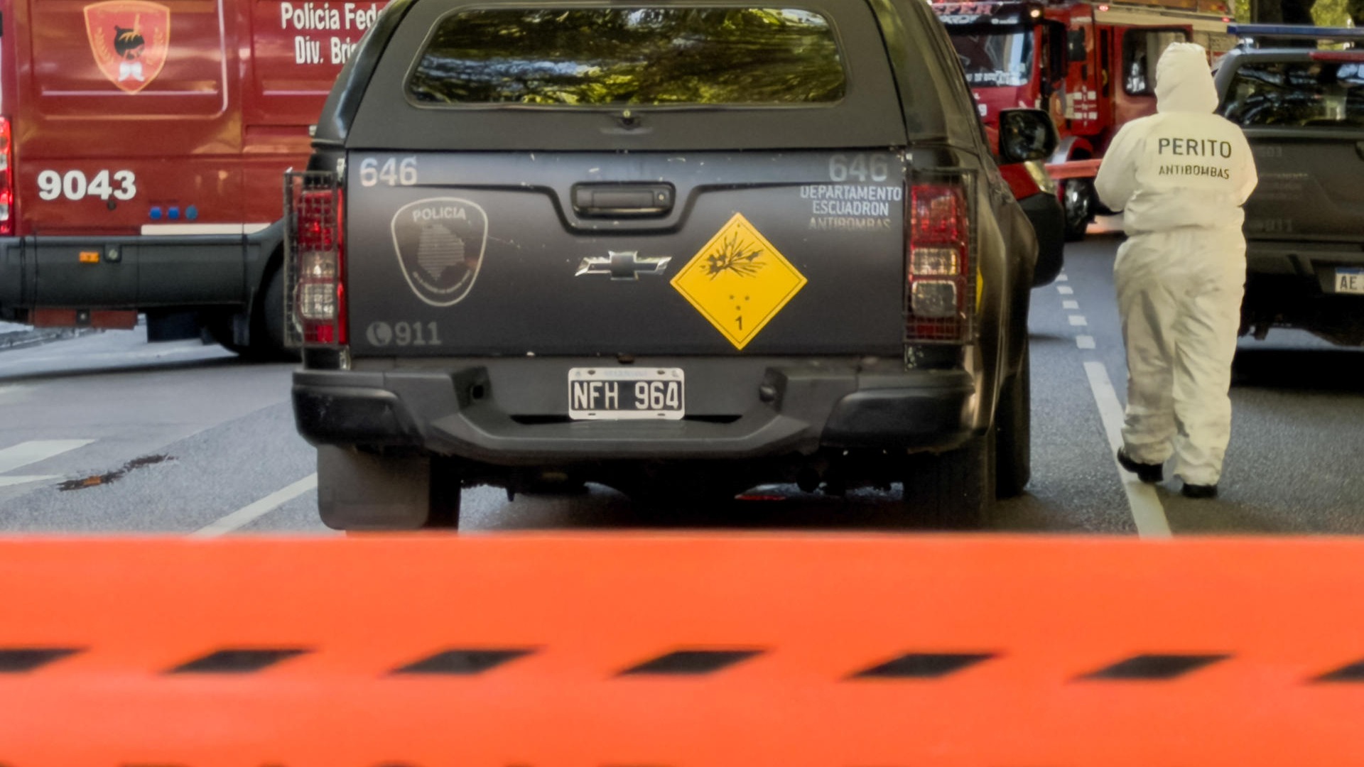 Paquete bomba detona en la Escuela de Gendarmería de Buenos Aires