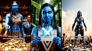 Gaitana, la polémica candidata hecha con IA