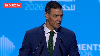 Sánchez clausura un acto en la sede del Ministerio de Educación