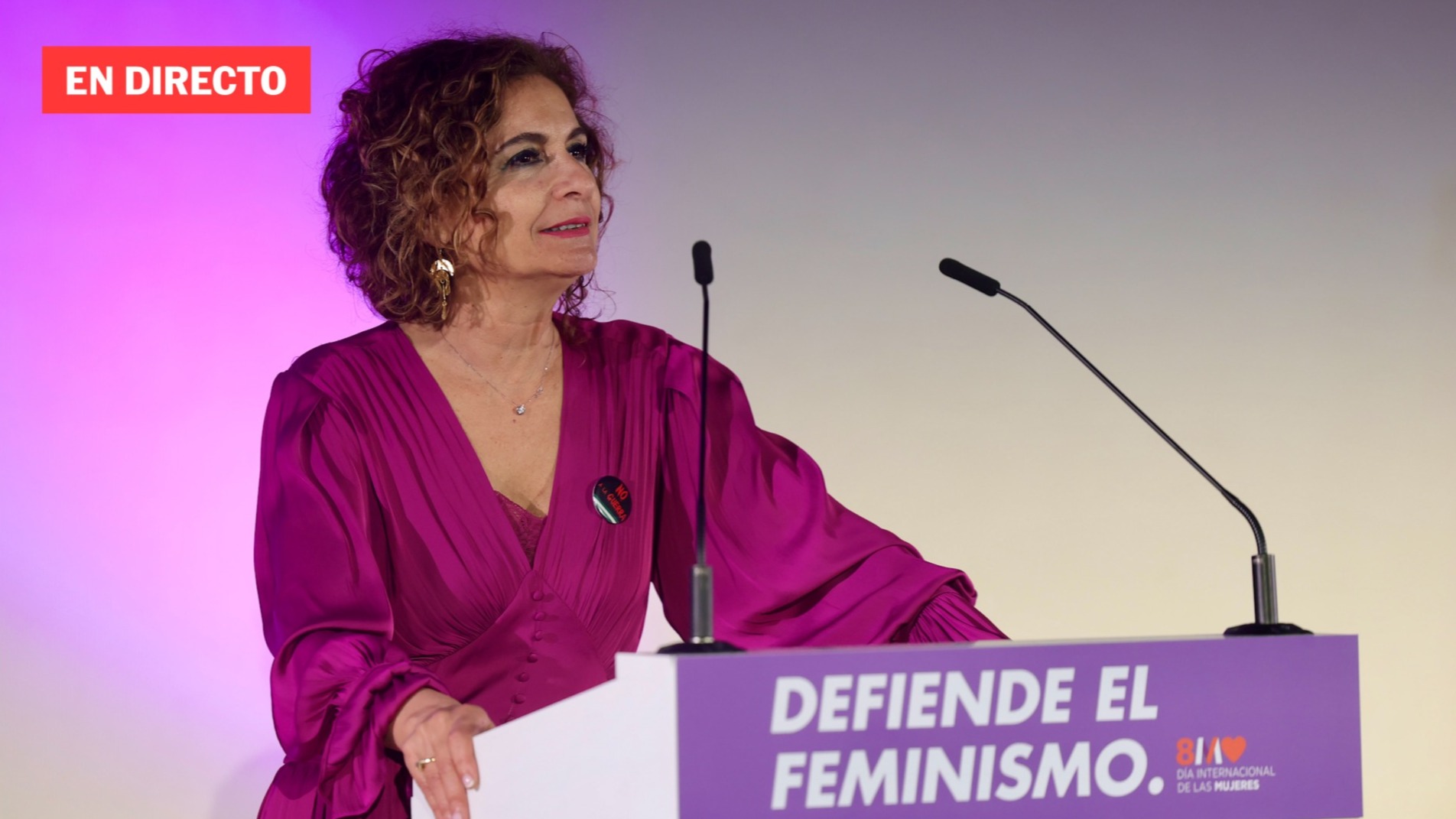 La Vicepresidenta Primera del Gobierno comparece ante la Comisión de Hacienda, en directo