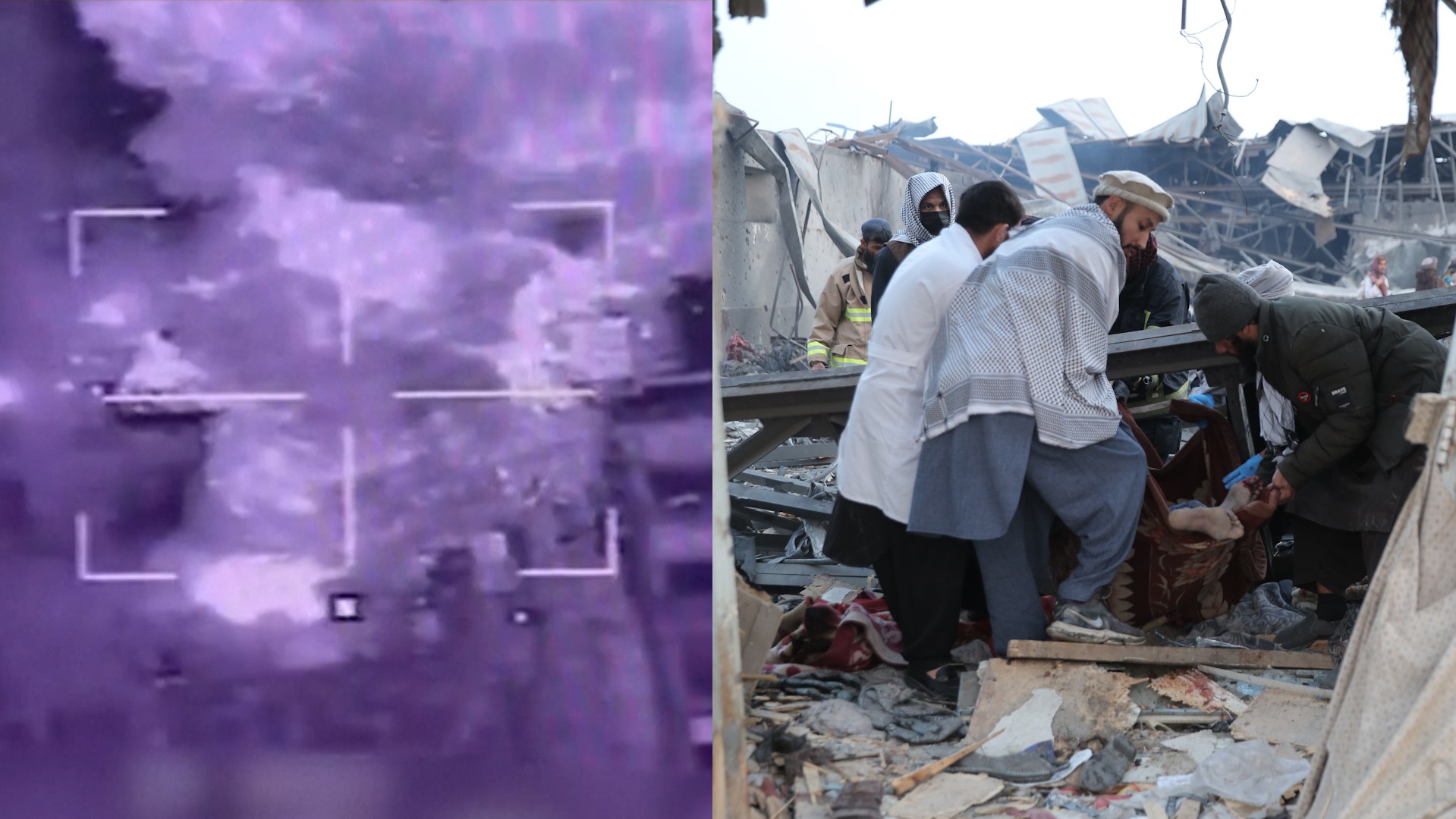 Decenas de muertos en un ataque aéreo contra un centro sanitario de Kabul