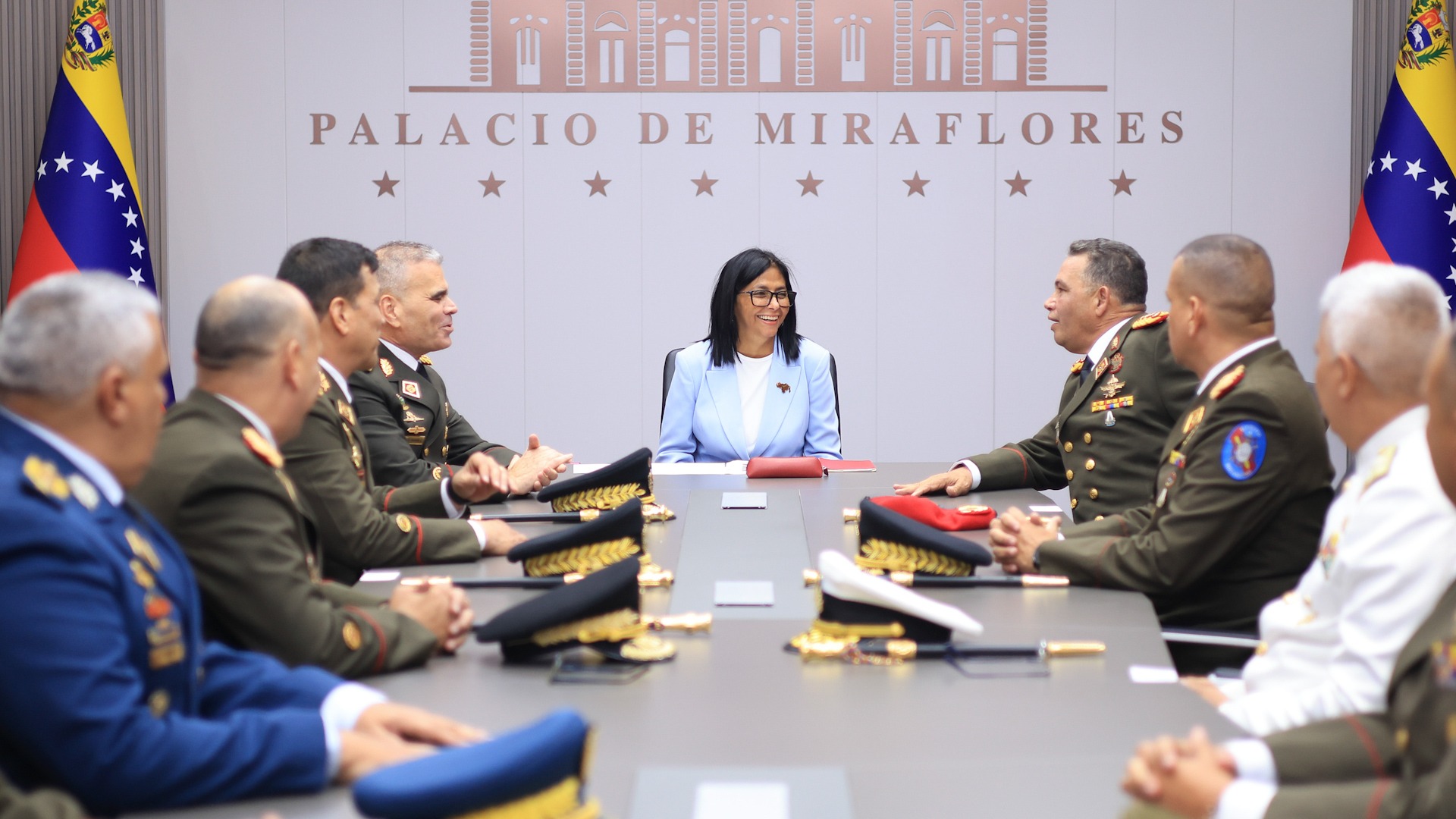 Delcy Rodríguez renueva la cúpula militar de Venezuela tras la destitución de Padrino