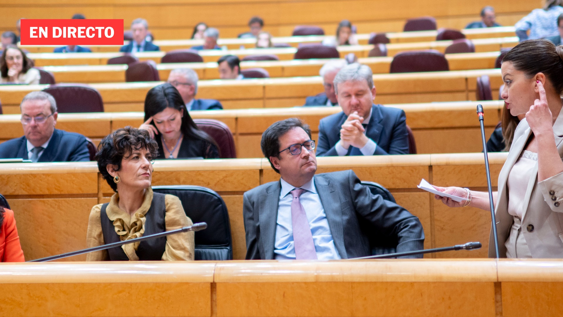 Sesión de control en el Senado, en directo