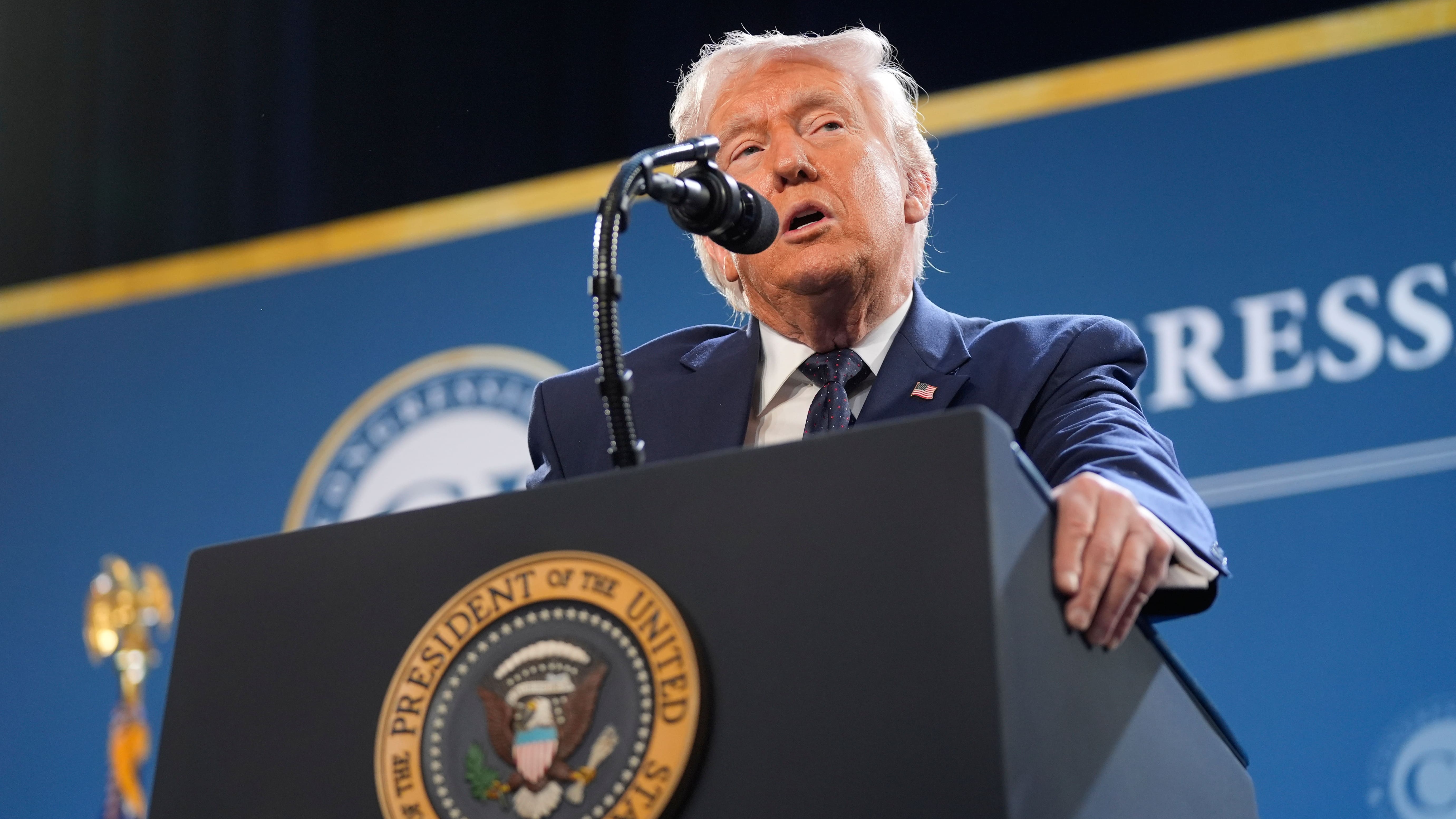 Donald Trump dice que excursión en Irán será "a corto plazo"