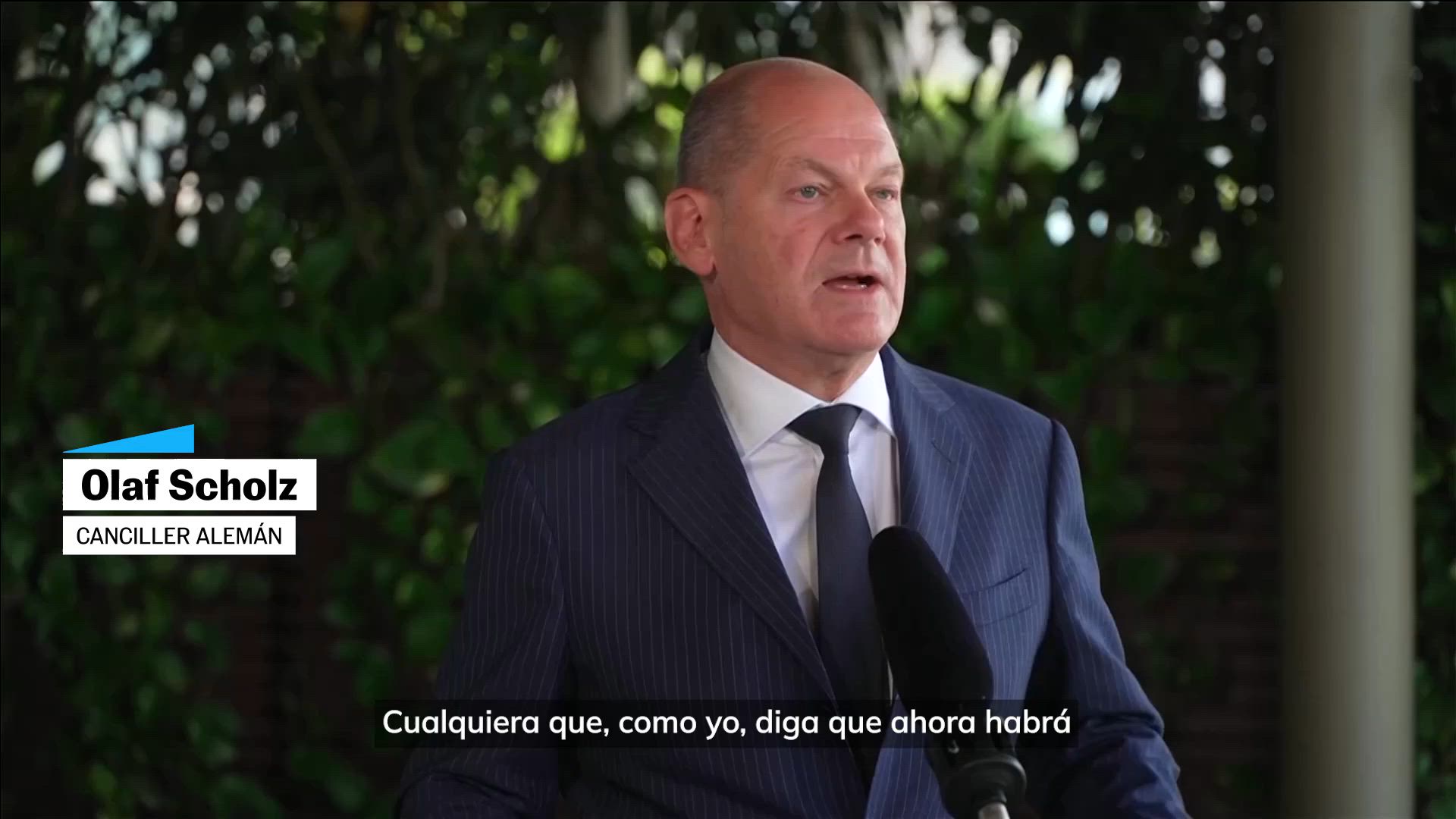 Scholz: "Vamos a esas elecciones para salir de ellas con éxito"