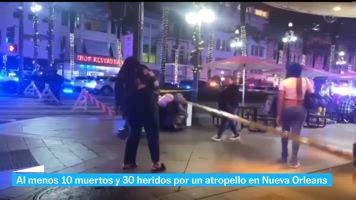 Al menos 10 muertos y 30 heridos por un atropello en Nueva Orlean