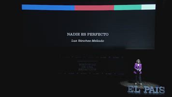 Luz Sánchez-Mellado interviene en el evento de EL PAÍS