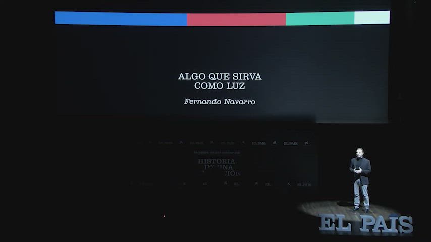 Fernando Navarro interviene en el evento de EL PAÍS