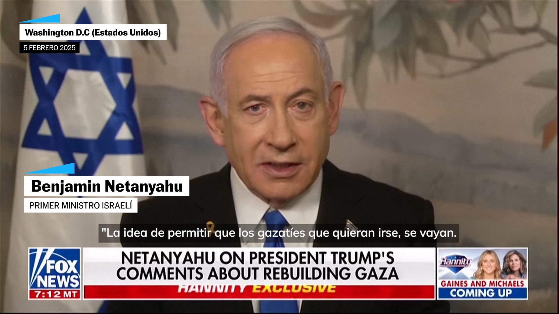 Netanyahu sobre la 'Riviera de Oriente Próximo': "Es una idea extraordinaria"