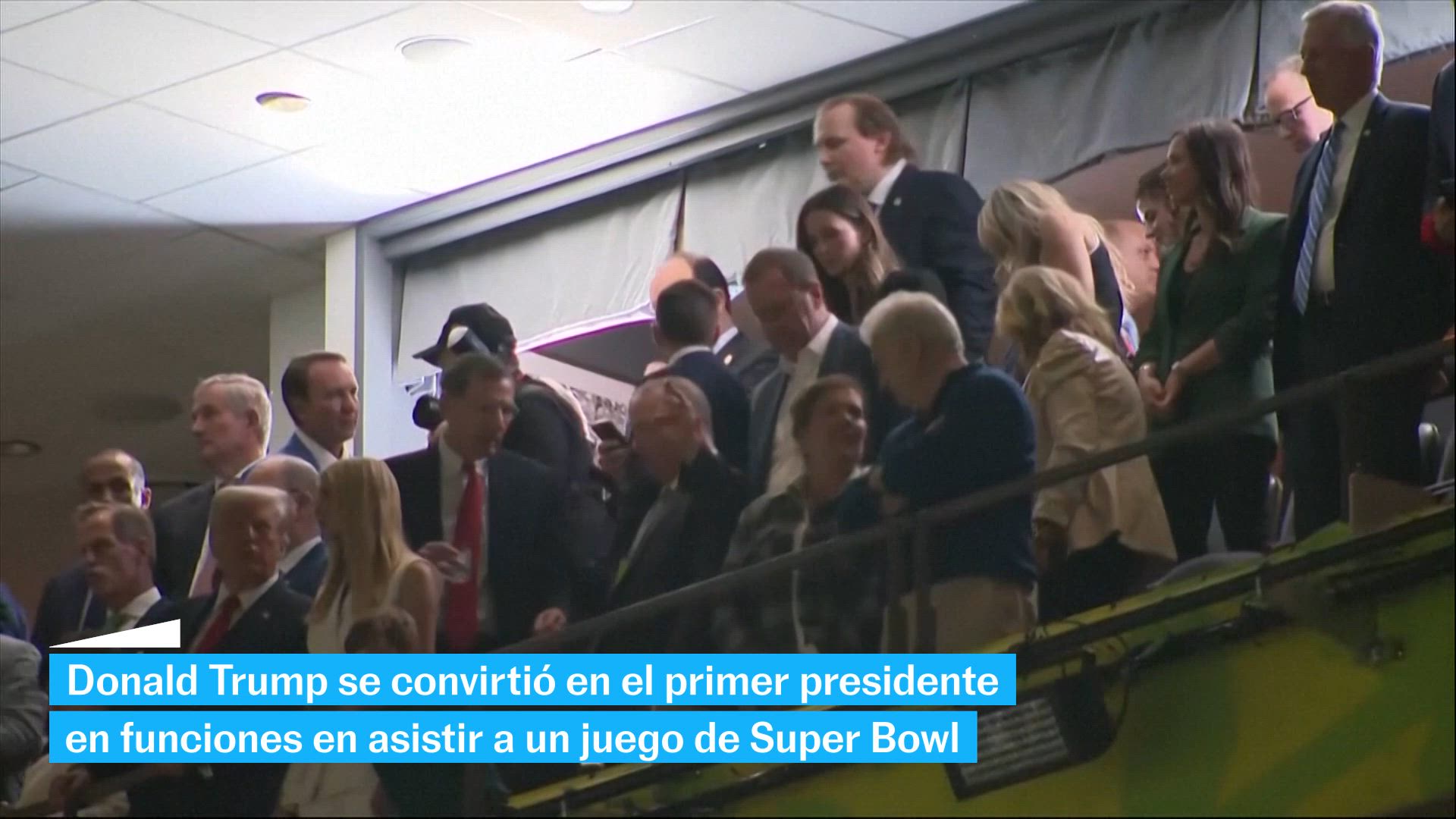 La aparición de Trump en el Super Bowl