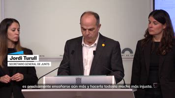 Turull defiende a Borràs y ve la justicia española 