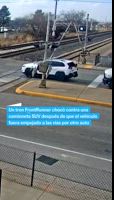 Tren choca contra una camioneta en Utah
