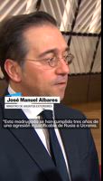 Albares, sobre la paz en Ucrania: 