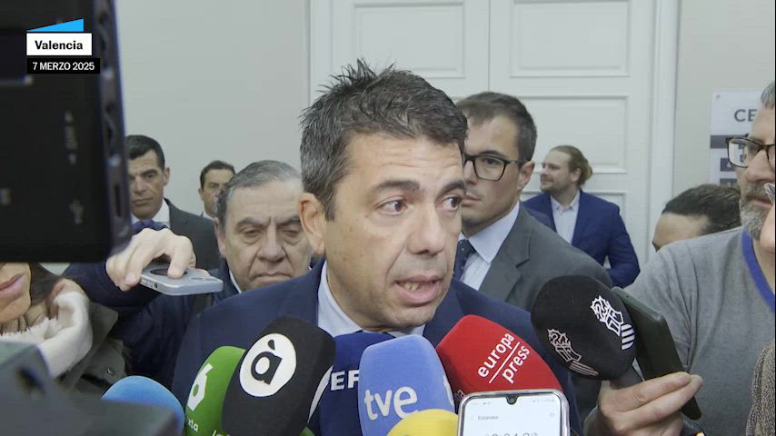 Mazón: "La presidenta del Congreso nos está poniendo pegas"