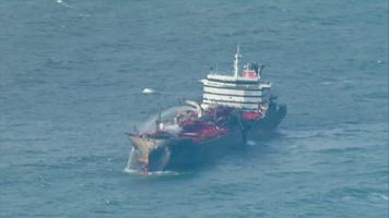 Las imágenes del antes y el después del petrolero que chocó contra otro buque en el Mar del Norte