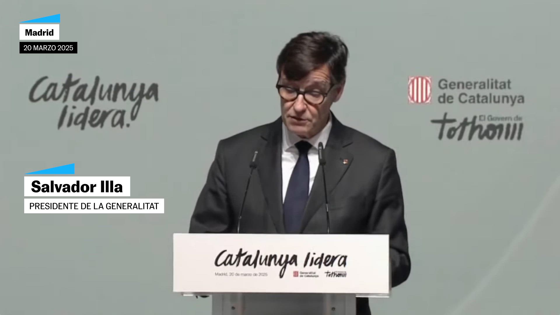 Illa: "Les pido que no le tengan miedo a Cataluña. Cataluña no le tiene miedo a Madrid”