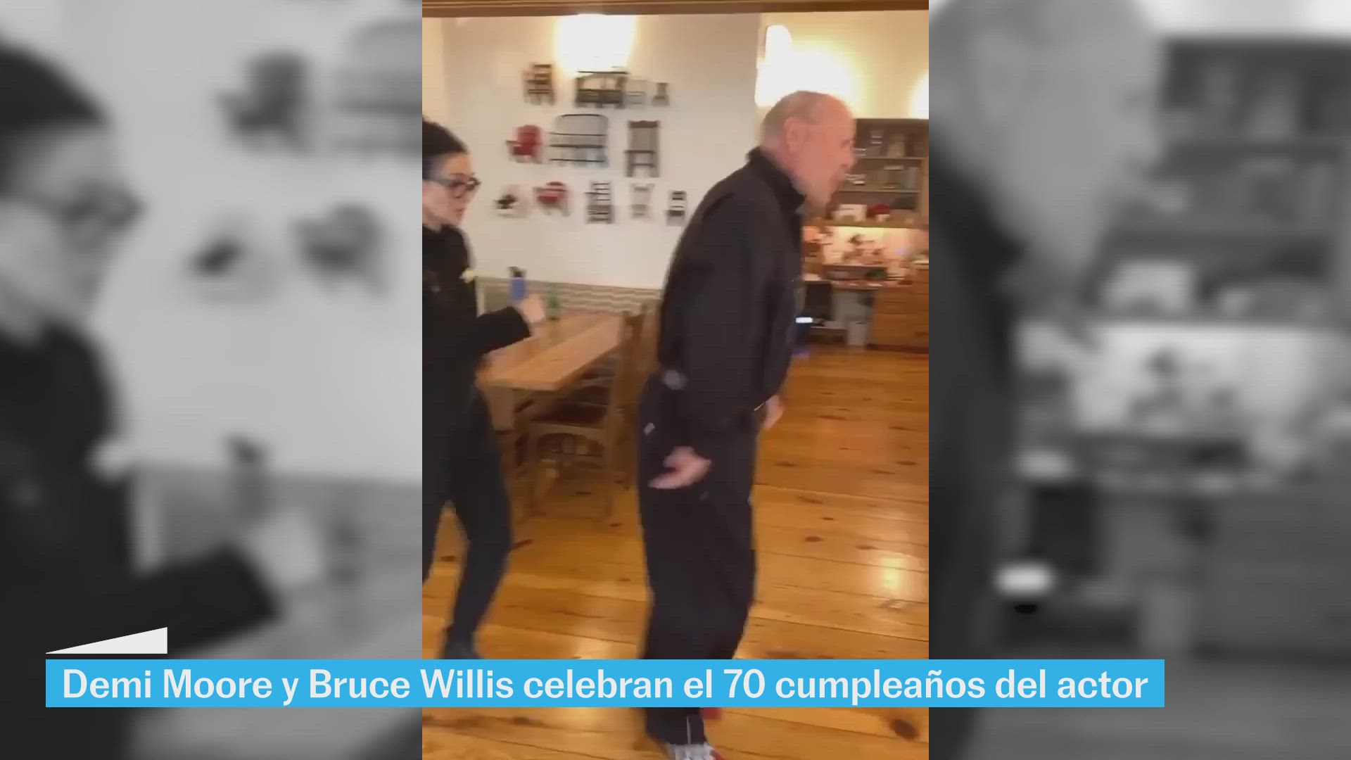 Demi Moore y Bruce Willis celebran el 70 cumpleaños del actor