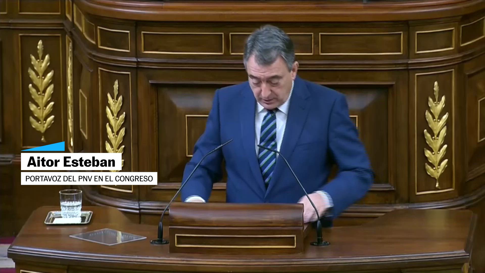 Aitor Esteban se despide del Congreso