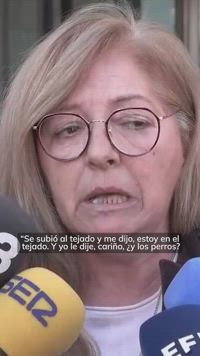 Esposa de una víctima de la dana: 