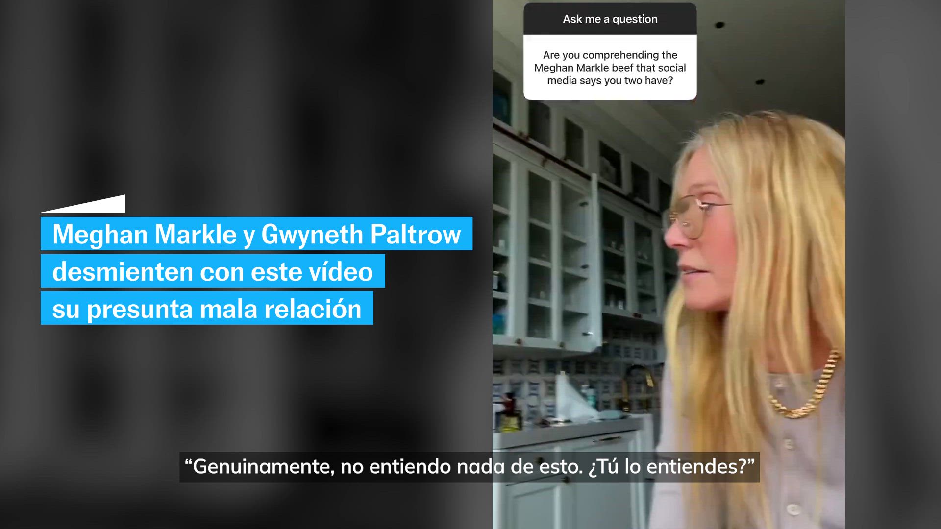 Gwyneth Paltrow y Meghan Markle desmienten su rivalidad con este vídeo
