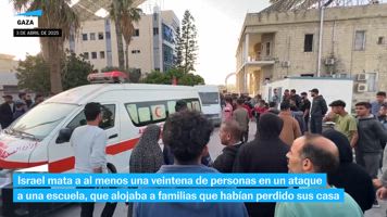 Isarael bombardea una escuela en la Franja de Gaza