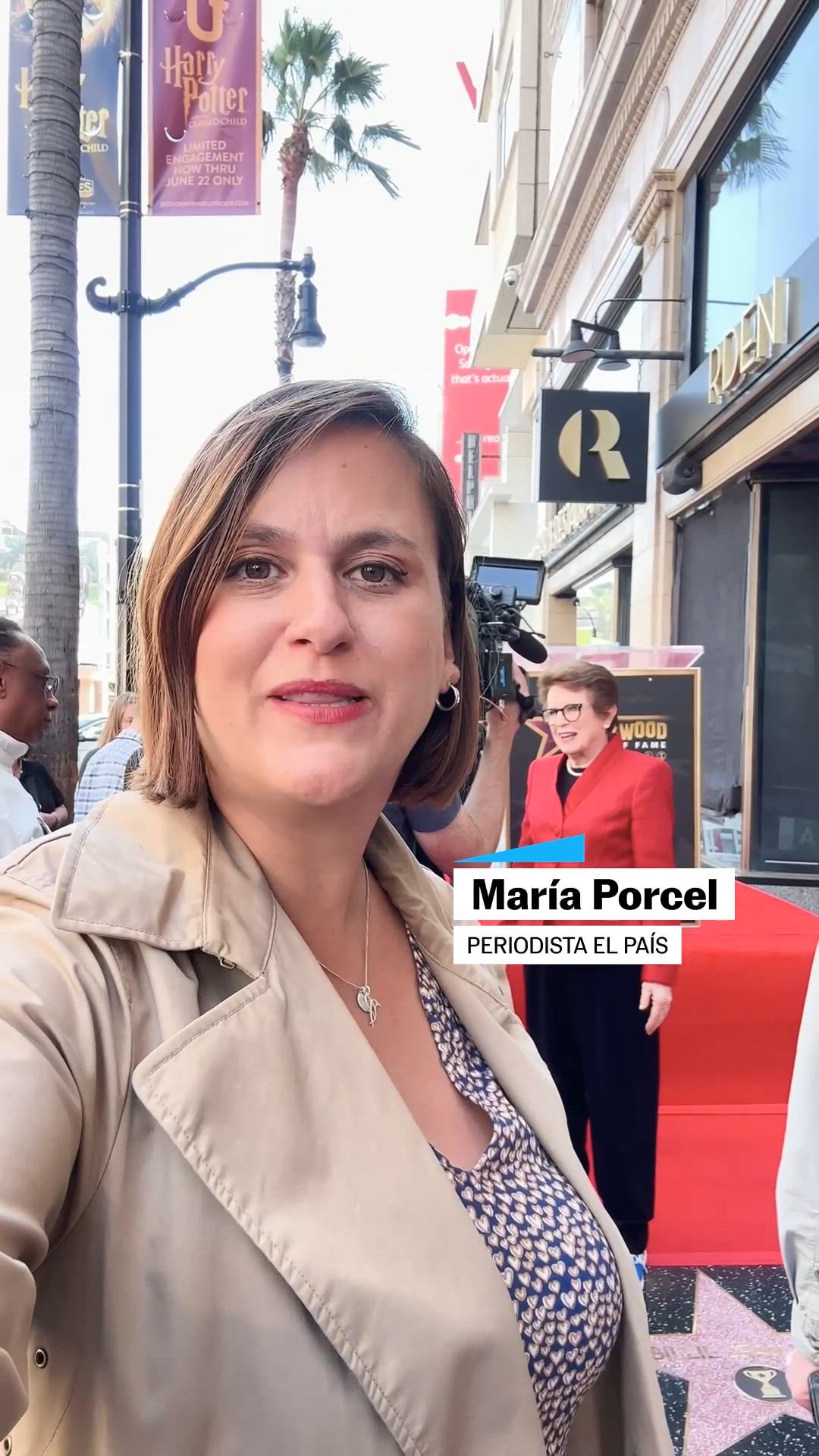 Billie Jean King recibe su estrella en el Paseo de la Fama