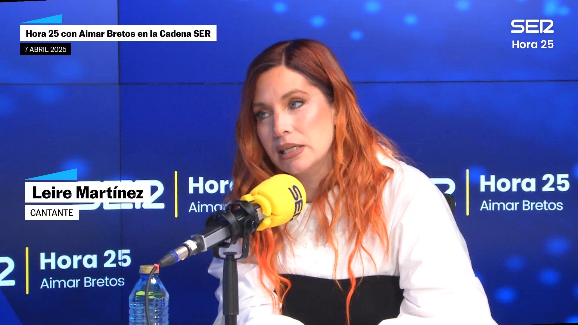 Leire Martínez, en la Cadena SER, sobre su ruptura con La Oreja de Van Gogh: "Hemos perdido todos"