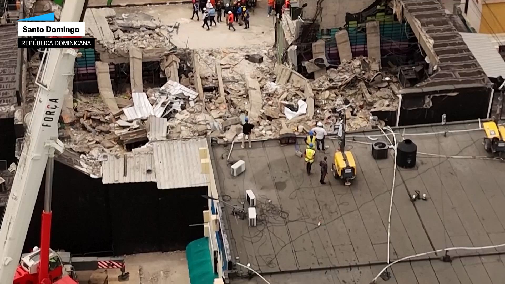 Conluyen las labores de rescate en la discoteca JetSet