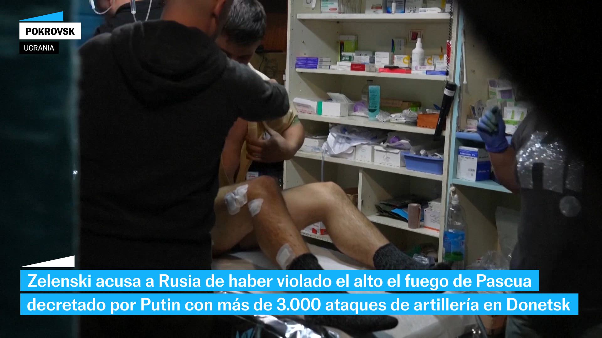 Ucrania y Rusia se recriminan haber violado el alto el fuego de Pascua