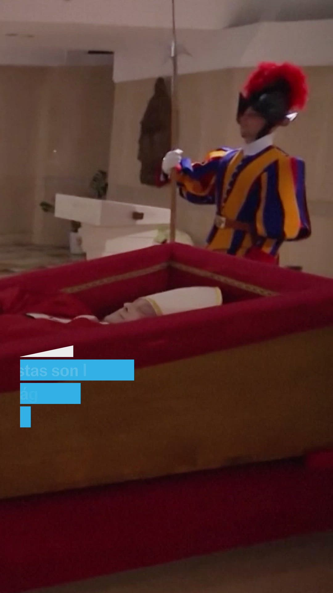 Las primeras imágenes del papa Francisco tras su fallecimiento