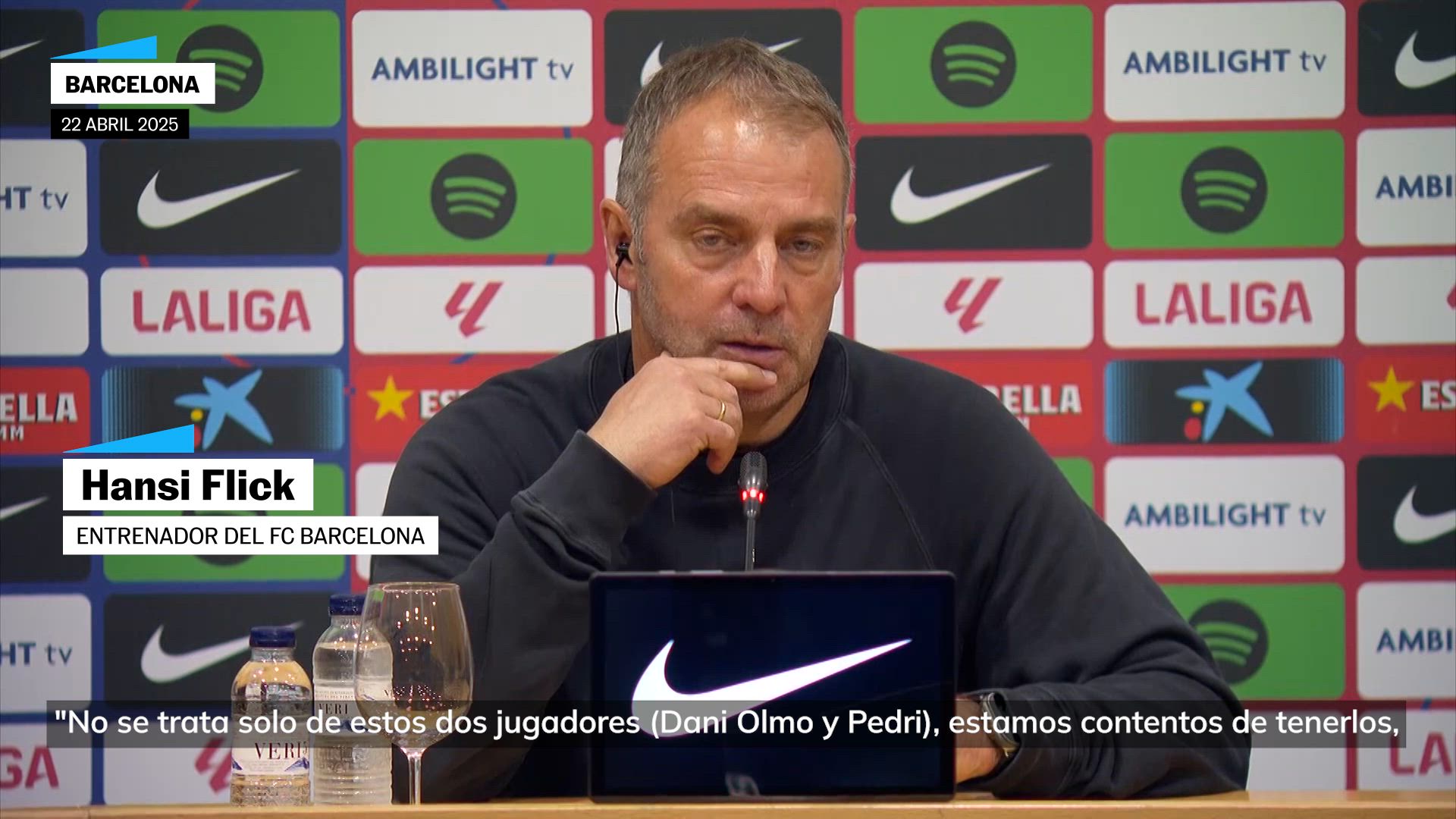 Hansi Flick: "tenemos muchas opciones de cambiar jugadores"