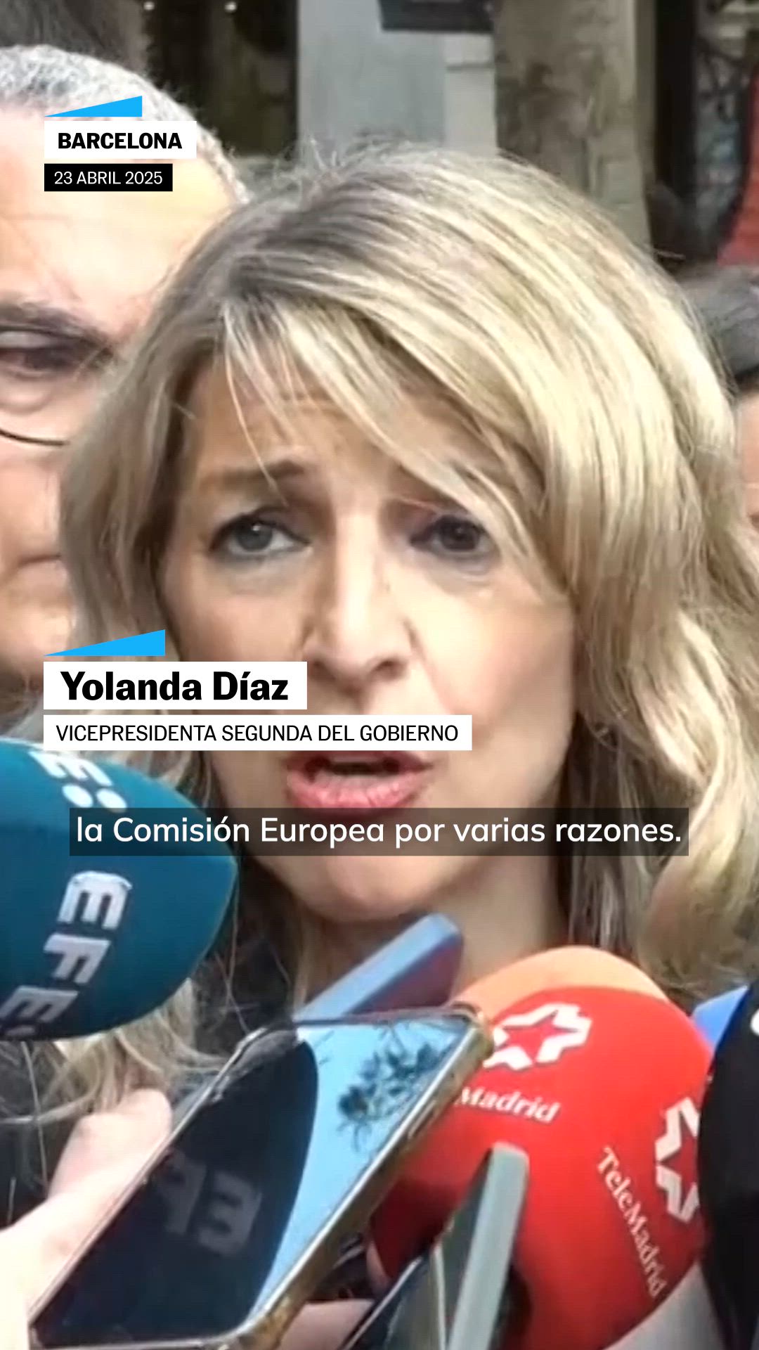 Yolanda Díaz: "Europa necesita corregir un error histórico"