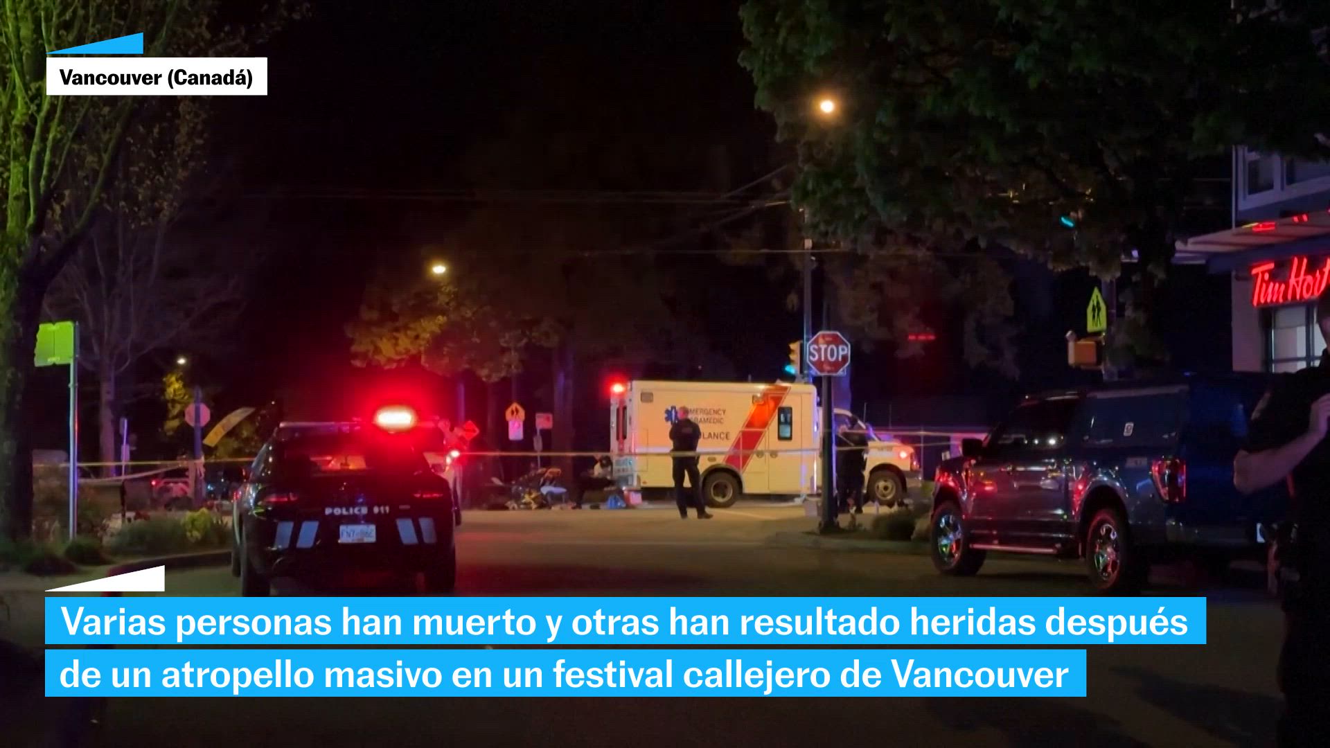 Varios muertos y heridos en un atropello múltiple en Vancouver
