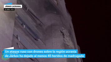 Bombardeo ruso en Járkov