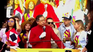 Petro en la Plaza de Bolívar