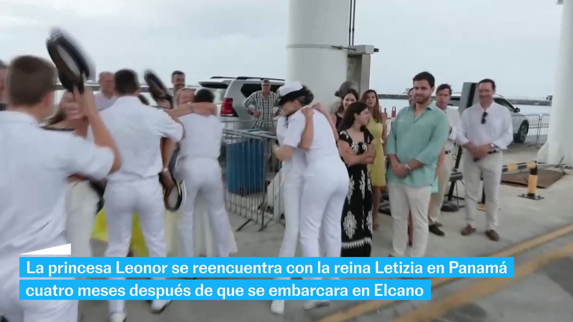 La princesa Leonor se reencuentra con la reina Letizia más de cuatro meses después de que se embarcara en Elcano