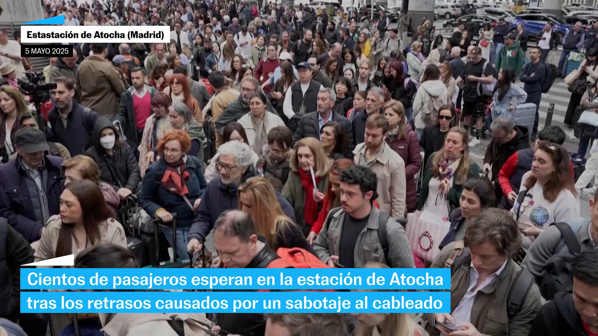 Más de 10.000 viajeros y decenas de trenes afectados por un robo de cable en la línea de AVE Madrid-Sevilla