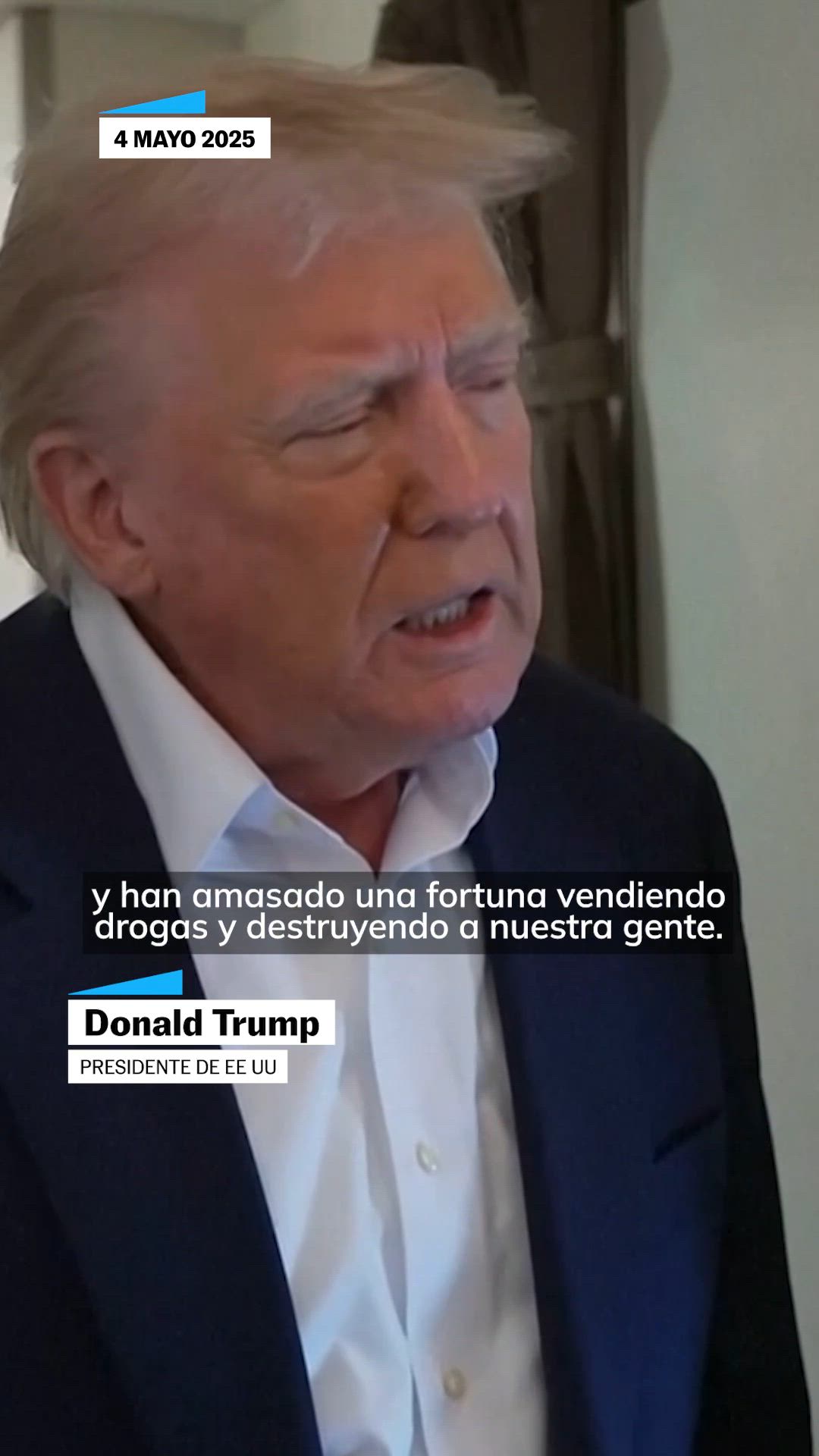 Donald Trump sobre Sheinbaum y los carteles